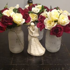 Center Pieces from my wedding! All three sold together 🌹
